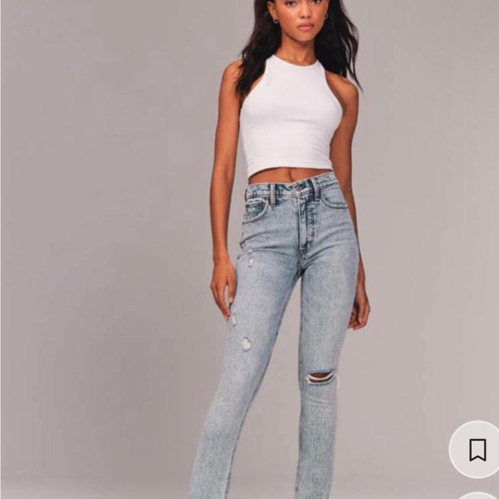 Abercrombie & Fitch 90s High Rise Skinny Jeans